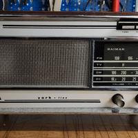 Radio anni 60 a valvole funzionante 