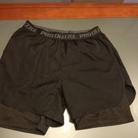 pantaloncino nero da running