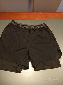 pantaloncino nero da running