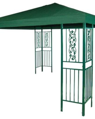 Gazebo da Giardino 3x4 m. in metallo verde