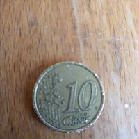 Moneta 10 centesimi del 1999 RF