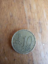 Moneta 10 centesimi del 1999 RF
