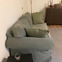 Divano 2 posti IKEA EKTORP – fodera grigio-verde