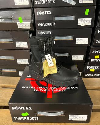 Scarpe anfibio militare foste pelle + membrana