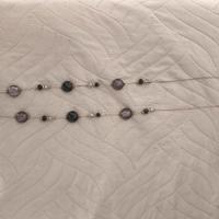 collana lunga con pietre