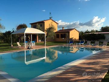 Gazebo pvc ignifugo con gronda 4x4