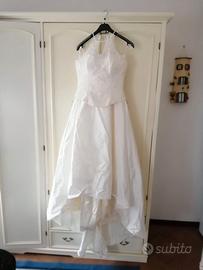 Vestito da sposa in due pezzi