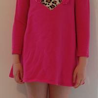 Abitino bimba 5/6 anni felpato