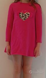 Abitino bimba 5/6 anni felpato