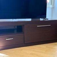 Soggiorno componibile rovere moro