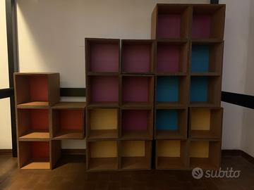 Tetris mobile di cartone componibile