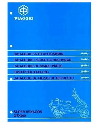 Catalogo ricambi Piaggio Super Hexagon GTX 250