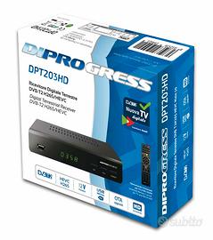 decoder TV digitale terrestre DVB-T2 full HD HDMI