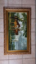 Quadro Cavalli 50x100 Fausto Ranieri 