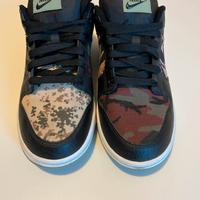 Nike dunk low crazy camo tg 41
