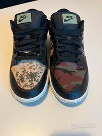 Nike dunk low crazy camo tg 41