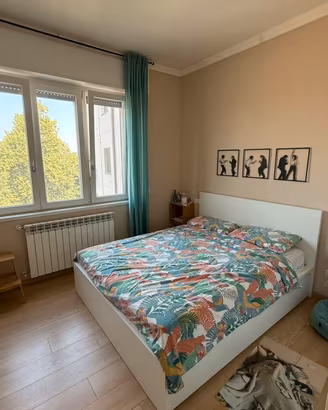 Struttura letto matrimoniale bianco IKEA