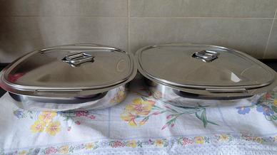 set Teglie con coperchio