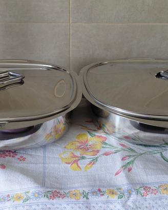 set Teglie con coperchio