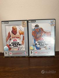Lotto 2 giochi PC NBA Live 2004 e 2005