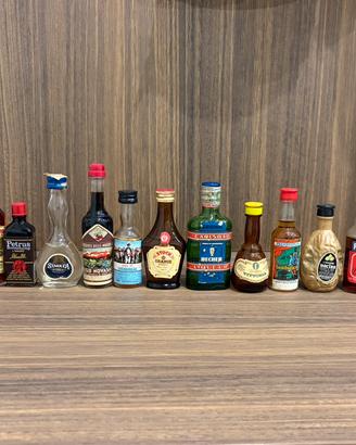 Collezione mignon liquori e distillati