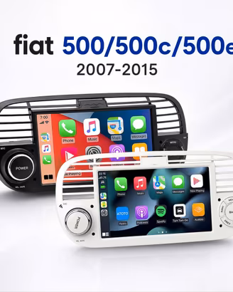 Autoradio Fiat 500 2007-2015 CarPlay Android Auto