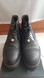 Stivaletto pelle nera Brimarts