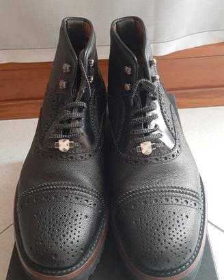 Stivaletto pelle nera Brimarts