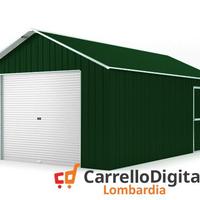 Baracca cantiere 438x724 saracinesca verde scuro