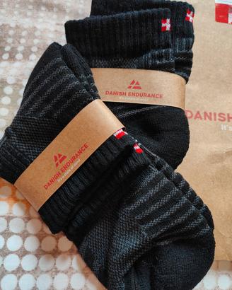 2 paia di calzini da trekking danish endurance 