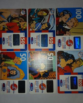 Schede telefoniche ricaricard Marvel n° 6