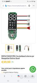 dashboard originale per  monopattino ducati pro