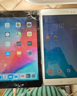 iPad air e Samsung Tab A 