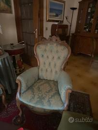 Divano + 2 poltrone stile neoclassico
