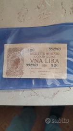 Una lira banconota 1944 