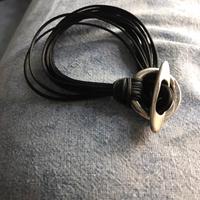 Bracciale Cerfagli con cordino nero cerato