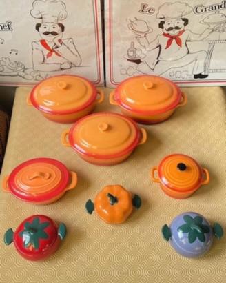 8 cocotte pentole forno terrine Style Le Creuset