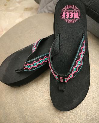 sandali infradito donna Reef Sandy Hi, come nuovi 