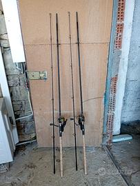 Canne Mack2 10ft 3lb + mulinelli Dam Quick 4 SLS 