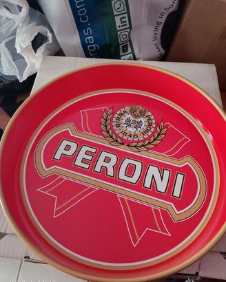 Vassoio pubblicità Peroni 