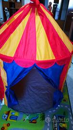 tenda circo gioco bambini 