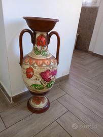 vaso grande da terra vintage Vietri anni 70