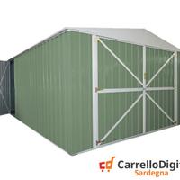 Box auto in Acciaio lamiera 360x514 verde scuro