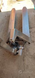 Transpallet acciaio inox