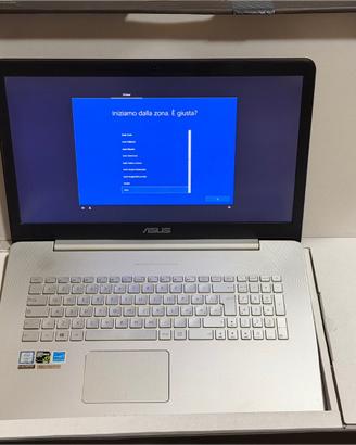 ASUS 17" Alluminio | i7 | SSD (Veloce) + 1TB HDD