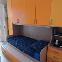  Cameretta a ponte con 2 materassi 