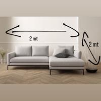 Divano bianco con penisola separabili ikea 8 posti