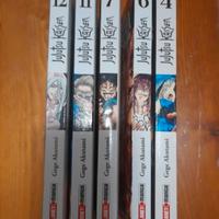 Manga di Jujutsu kaisen volumi 4-6-7-11-12