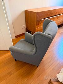 Poltroncina IKEA STRANDMON bambini - grigia