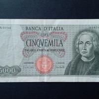 5000 lire Colombo I Tipo